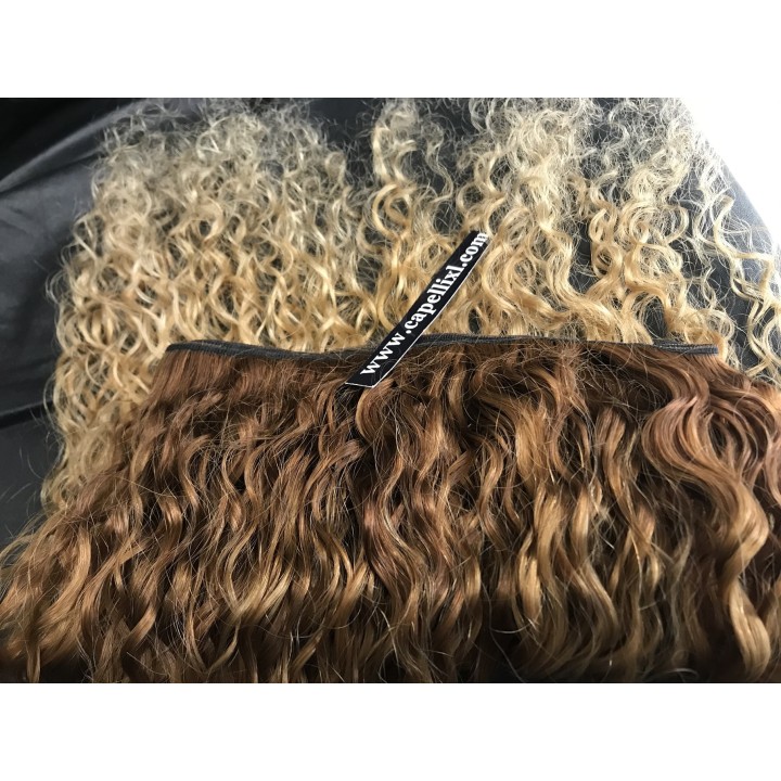 Capelli veri remy cuciti balayage sfumati capelli Brasiliani Balayage
