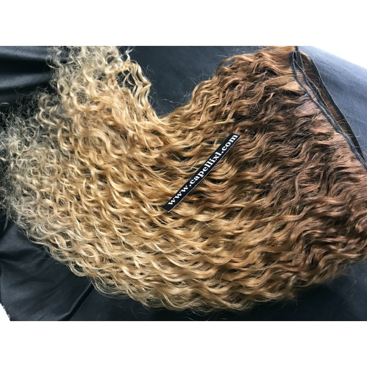 Capelli veri remy cuciti balayage sfumati capelli Brasiliani Balayage