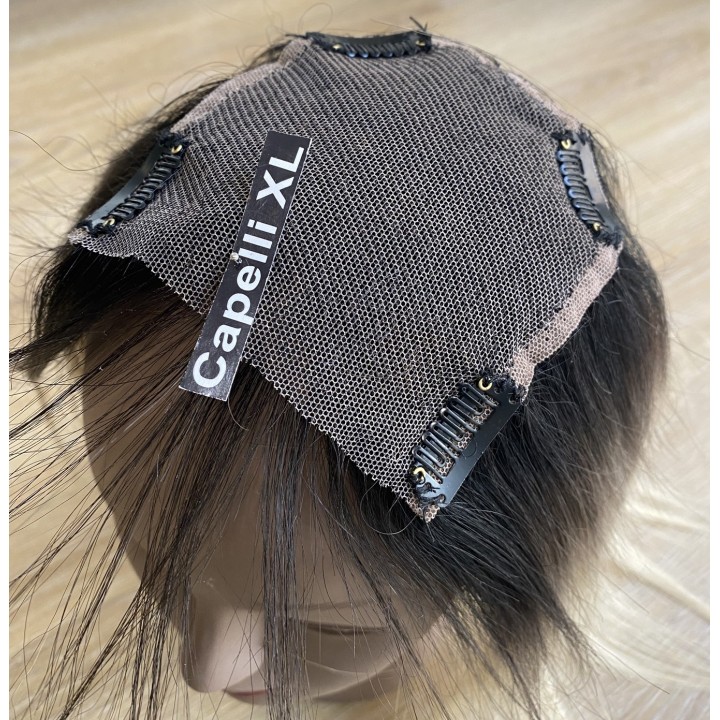 Top Closure 816 – Toupet piccolo in capelli veri Remy europei biondo sfumato | Capelli XL