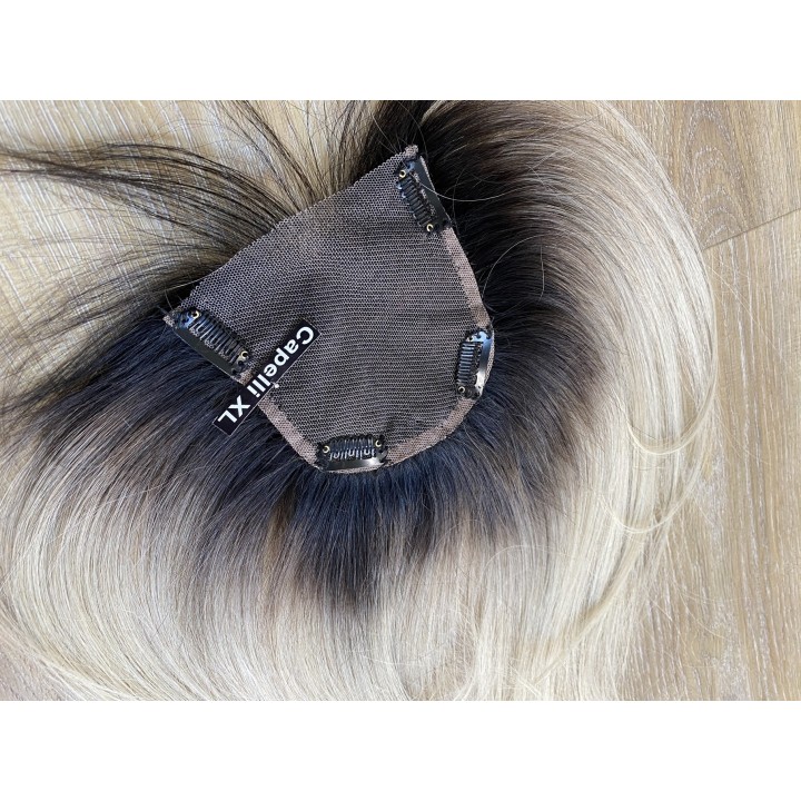 Top Closure 816 – Toupet piccolo in capelli veri Remy europei biondo sfumato | Capelli XL