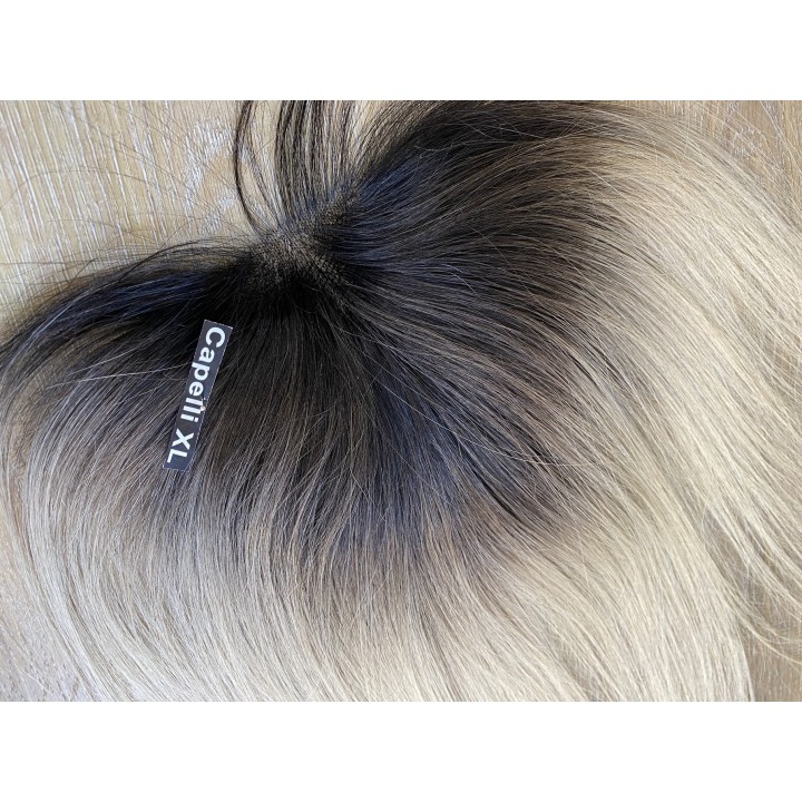 Top Closure 816 – Toupet piccolo in capelli veri Remy europei biondo sfumato | Capelli XL