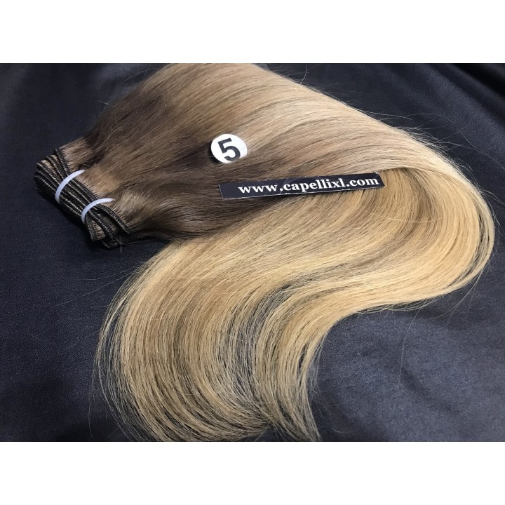 Capelli veri remy cuciti balayage sfumati capelli Indiani Balayage