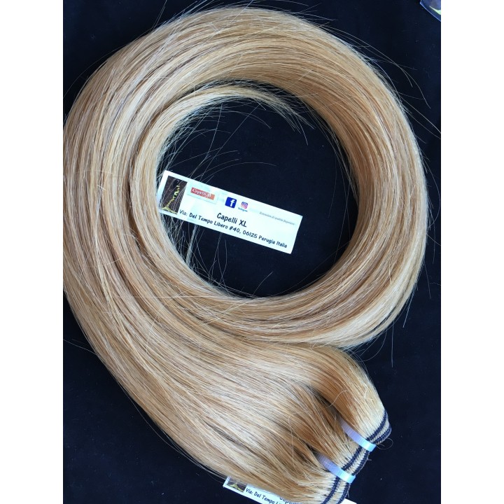 Capelli veri remy cuciti Colore biondo caldo capelli Europei Balayage