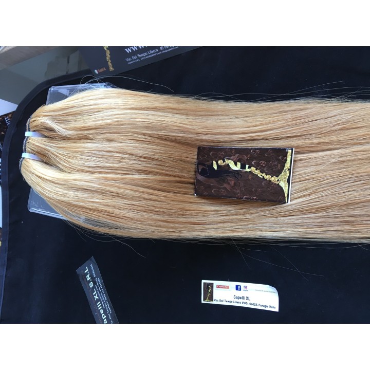 Capelli veri remy cuciti Colore biondo caldo capelli Europei Balayage