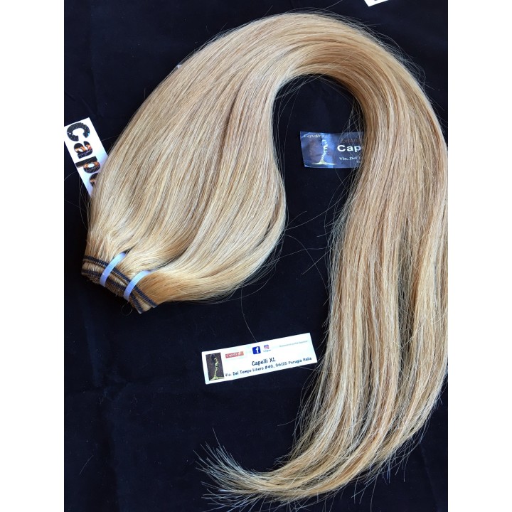 Capelli veri remy cuciti Colore biondo caldo capelli Europei Balayage