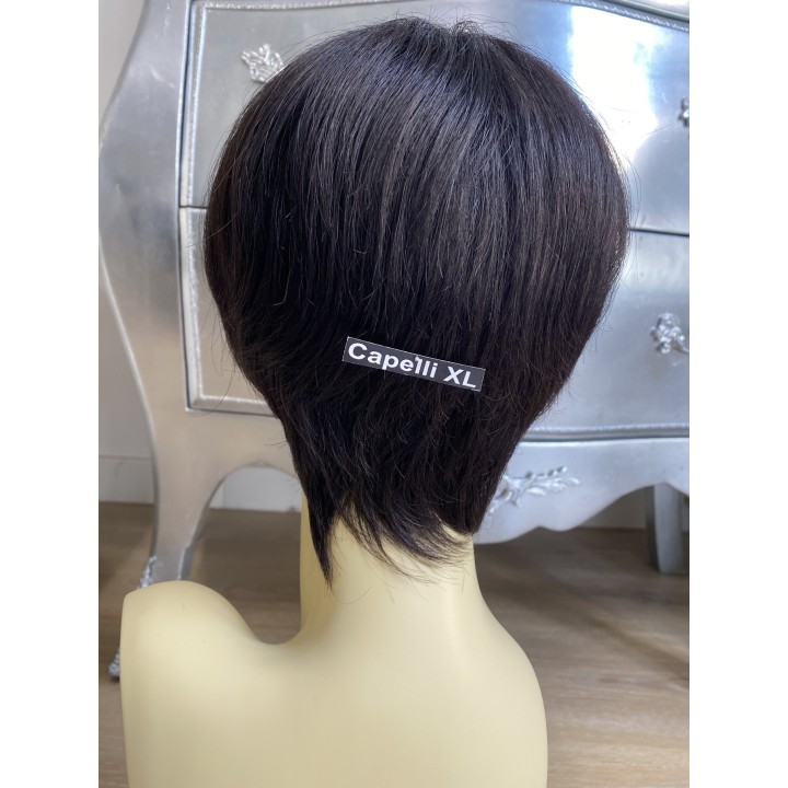 Parrucca di capelli veri Mono filamento totale o parziale full lace