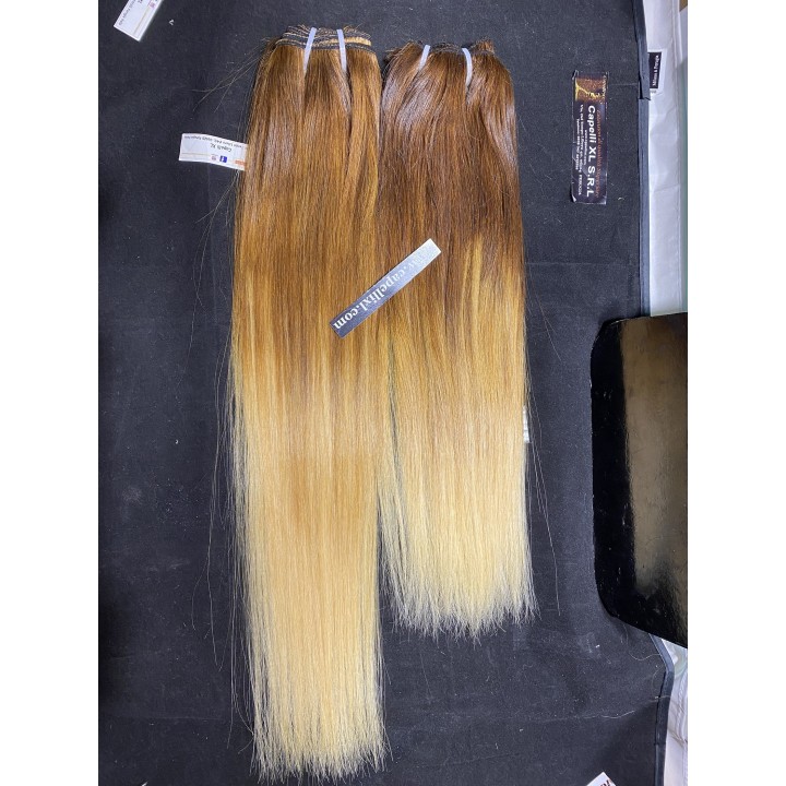 Capelli veri remy cuciti balayage sfumati capelli di origine Indiani