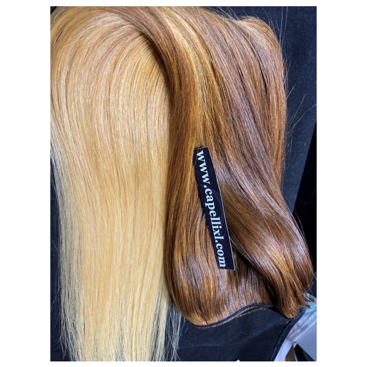 Capelli veri remy cuciti balayage sfumati capelli di origine Indiani