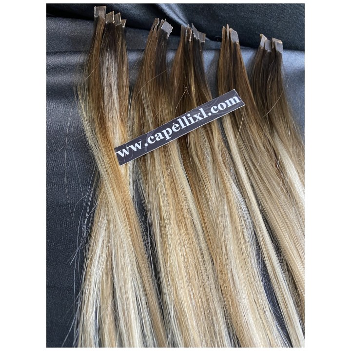 Ciocche XL di capelli veri remy, Colore balayage capelli da 1grammo