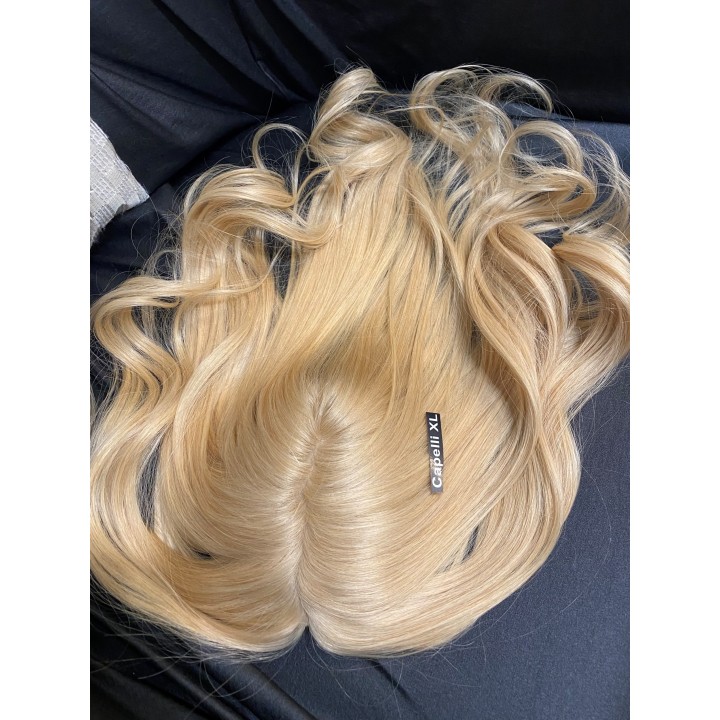 Toupet protesi Parrucchino PU capelli veri fatto su misura vari colori