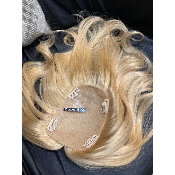 Toupet protesi Parrucchino PU capelli veri fatto su misura vari colori