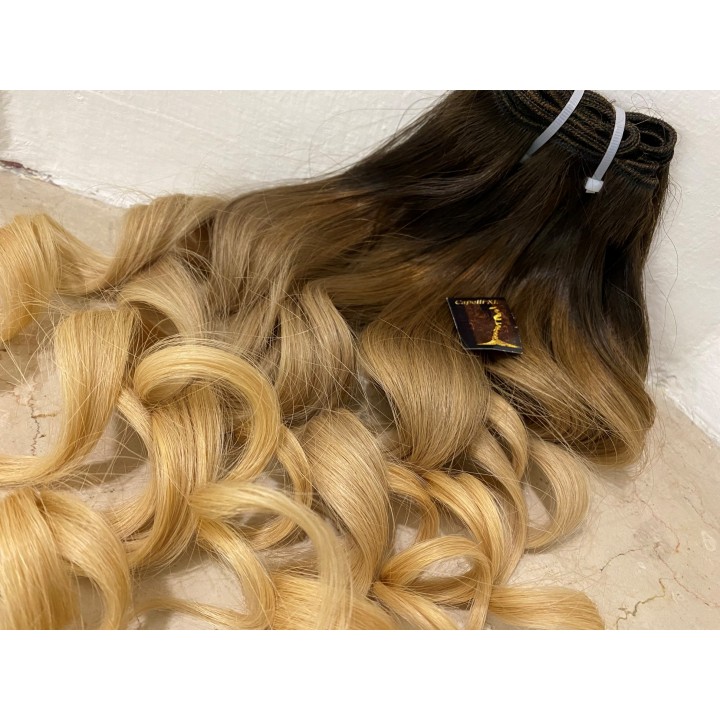 Capelli veri remy cuciti balayage sfumati capelli Brasiliani Balayage