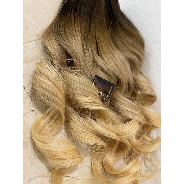 Capelli veri remy cuciti balayage sfumati capelli Brasiliani Balayage