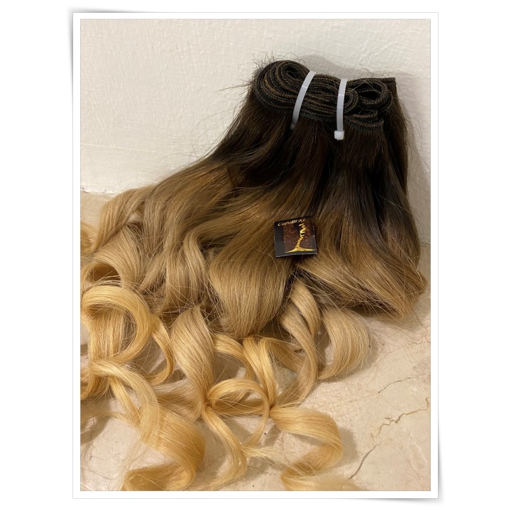 Capelli veri remy cuciti balayage sfumati capelli Brasiliani Balayage