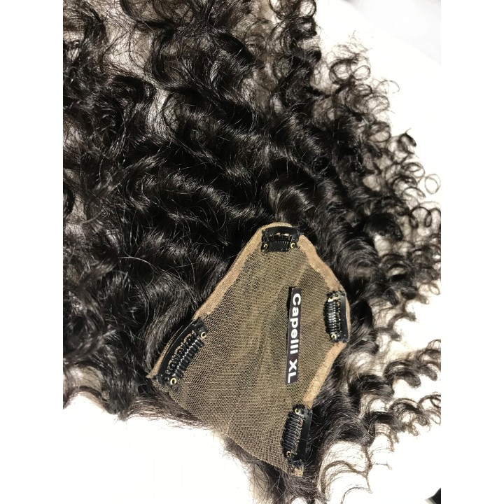 Toupet, Chiusura con clip Capelli veri remy Top closure  vari colori