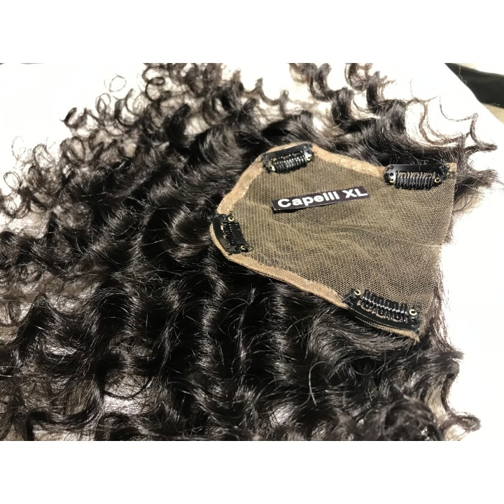 Toupet, Chiusura con clip Capelli veri remy Top closure  vari colori