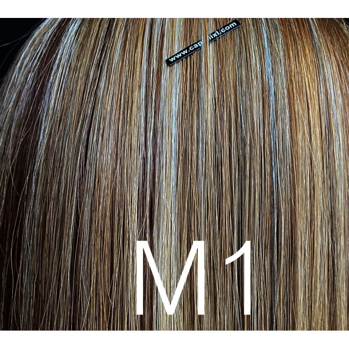 Extension con clip, Capelli veri Remy Europei Colore personalizzato