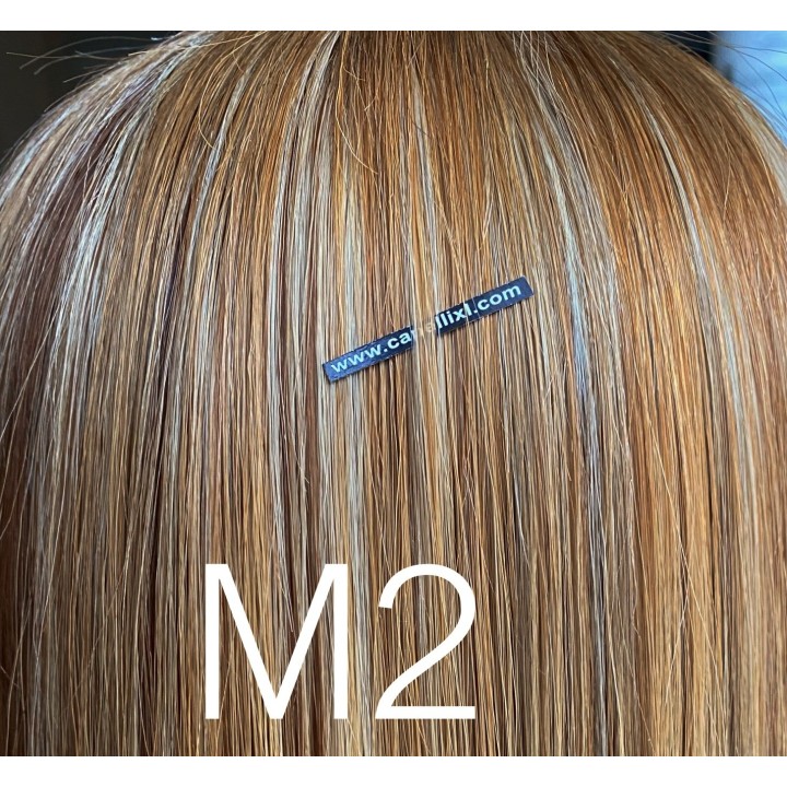 Extension con clip, Capelli veri Remy Europei Colore personalizzato