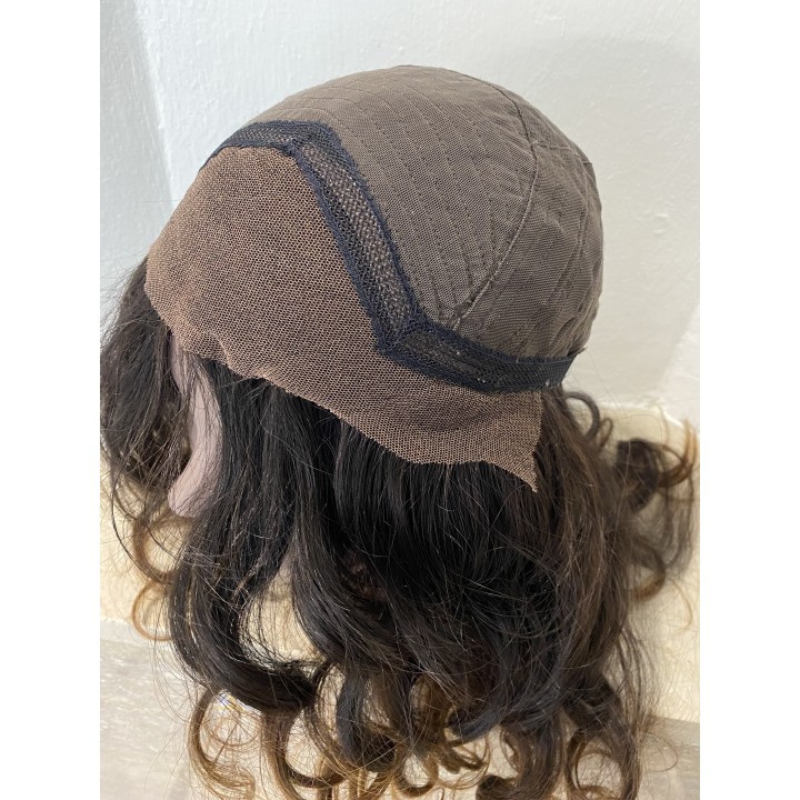Parrucca 100% capelli veri remy  Brasiliani colore sfumato