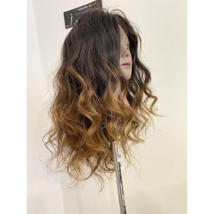 Parrucca 100% capelli veri remy  Brasiliani colore sfumato