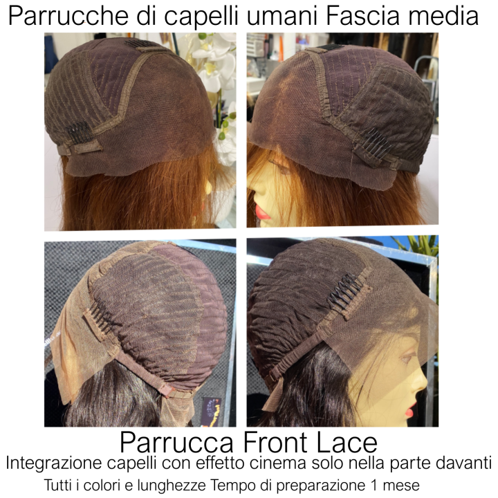 Parrucca 100% capelli veri remy  Brasiliani colore sfumato