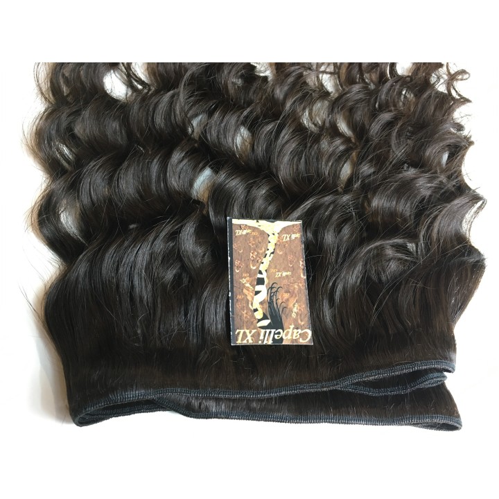 Capelli veri per allungamento cuciti, Tessitura Capelli Mossi