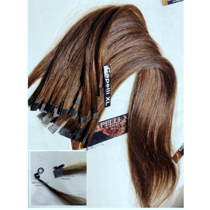 Extension Ciocche XL 1g | Capelli Europei Remy | Cheratina o Microring