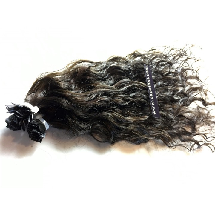 Ciocche XL capelli per extension o infoltimento cheratina o microring
