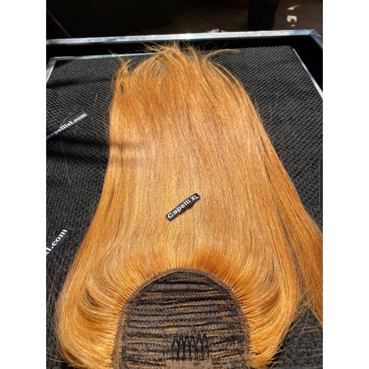 Coda di cavallo, Ponytail capelli veri remy  Capelli ricci colore Rame