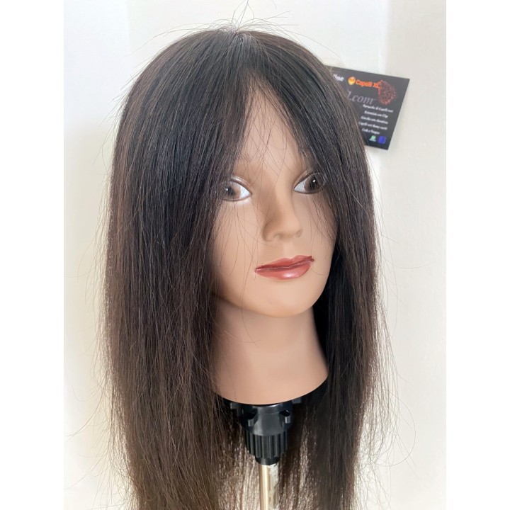 Toupet Infoltitore Monofilamento Capelli Veri | Capelli XL
