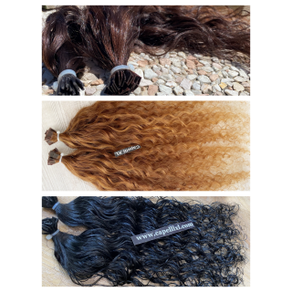 Ciocche XL capelli per extension o infoltimento cheratina o microring
