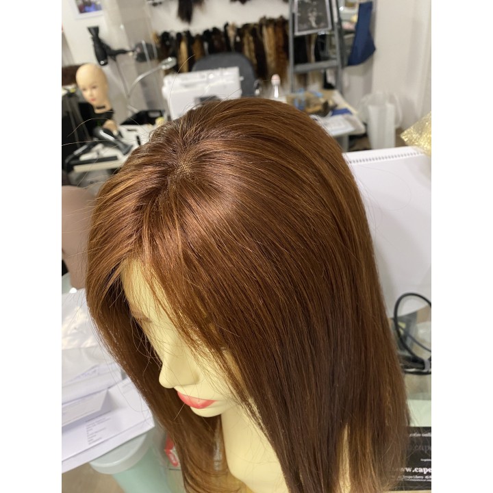 Parrucca capelli veri Remy Indiani o Brasiliani Colore 8 biondo Ramato