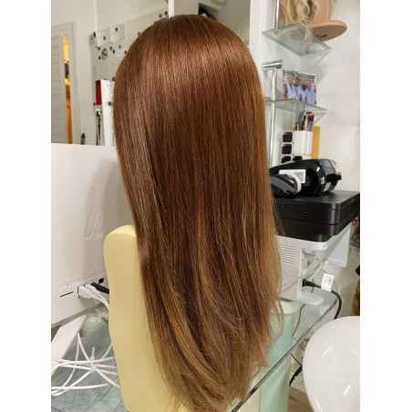 Perruque Courte Bouclée Couleur Blonde Cuivré Clair - Modèle MARIE LOU F27613 - Neuf Avec étiquettes