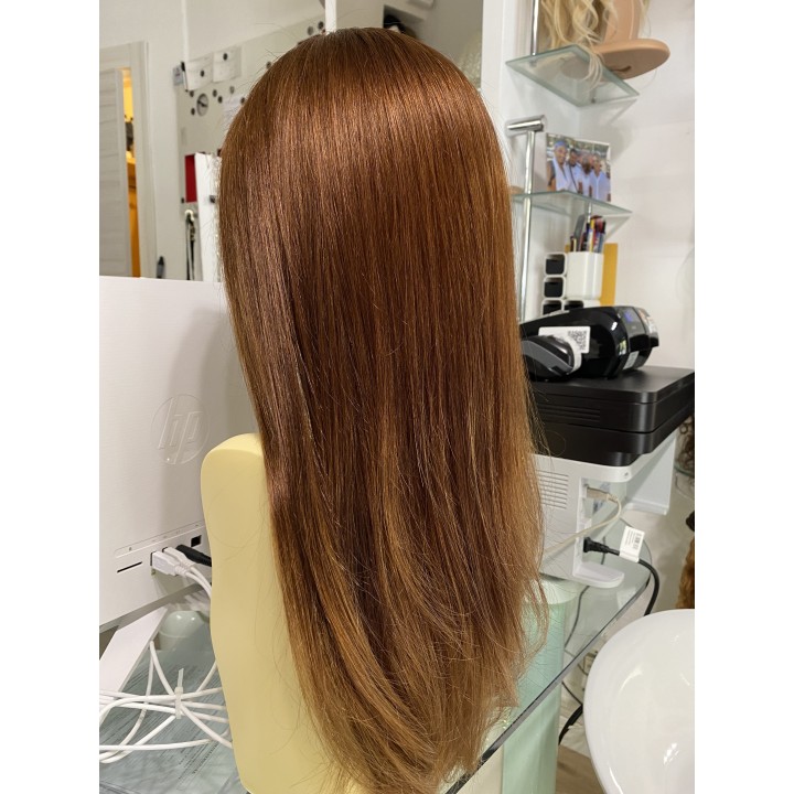 Parrucca capelli veri Remy Indiani o Brasiliani Colore 8 biondo Ramato
