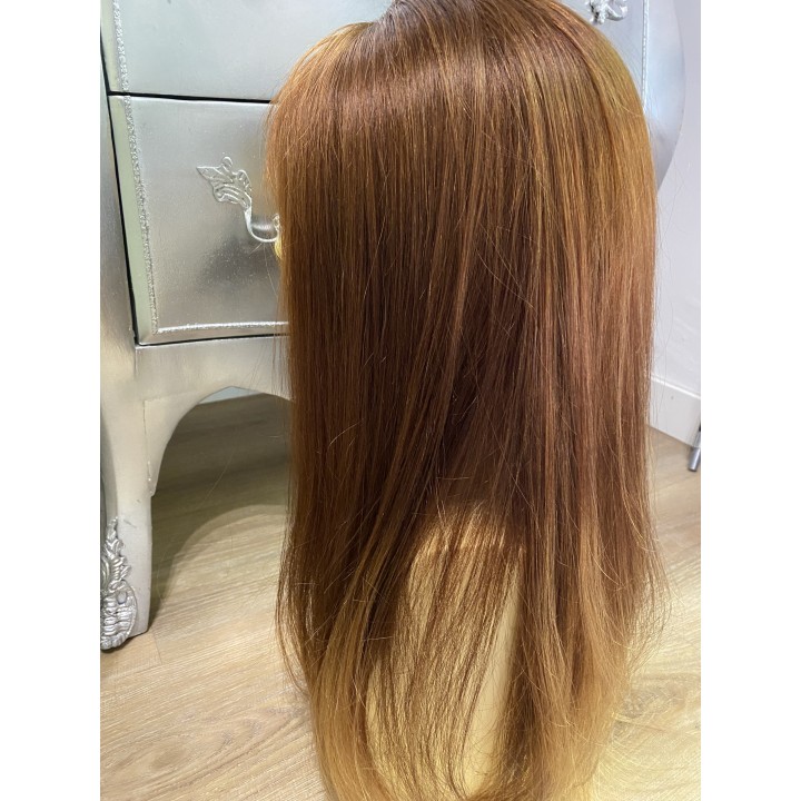 Parrucca capelli veri Remy Indiani o Brasiliani Colore 8 biondo Ramato