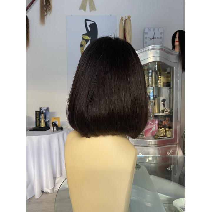 Parrucca di capelli veri Remy vergini Front lace integrazione frontale