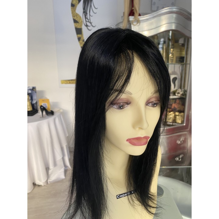 Toupet Infoltitore Monofilamento Capelli Veri | Capelli XL