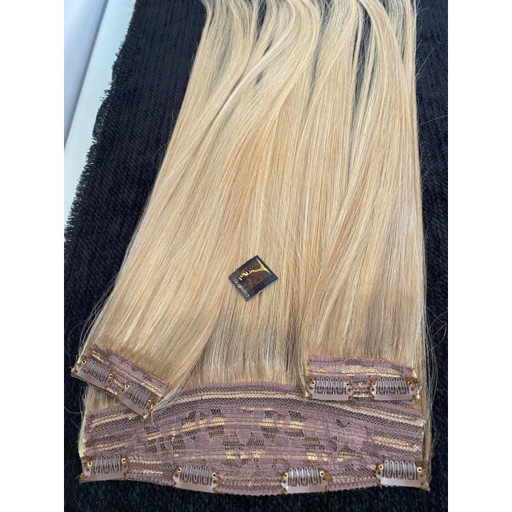 Extension con clip, Capelli veri Remy Europei Colore Balayage