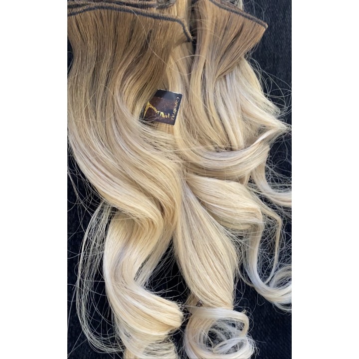 Tessitura Capelli veri remy cuciti Colori Balayage di origine europea