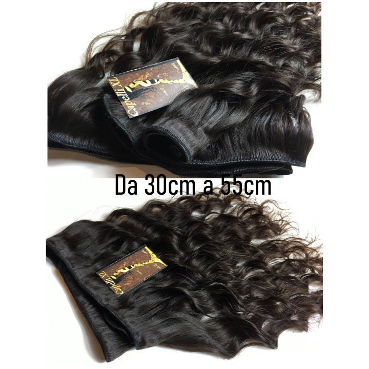 Capelli veri per allungamento cuciti, Tessitura Capelli Mossi