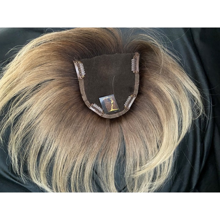 Toupet, Chiusura con clip Capelli veri remy Top closure Colore sfumato
