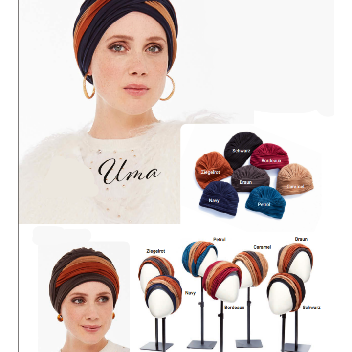 Turbanti di qualità con colori alla moda