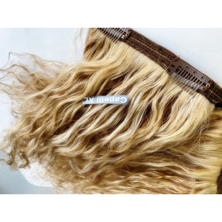 Extension con clip, Capelli veri Remy Europei Colore personalizzato