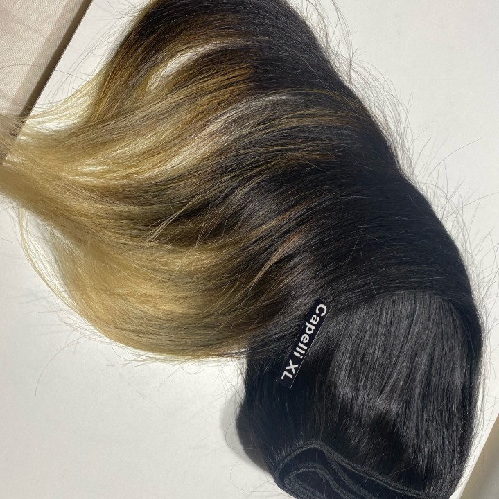 Extension con clip, Capelli veri Remy Europei Colore personalizzato