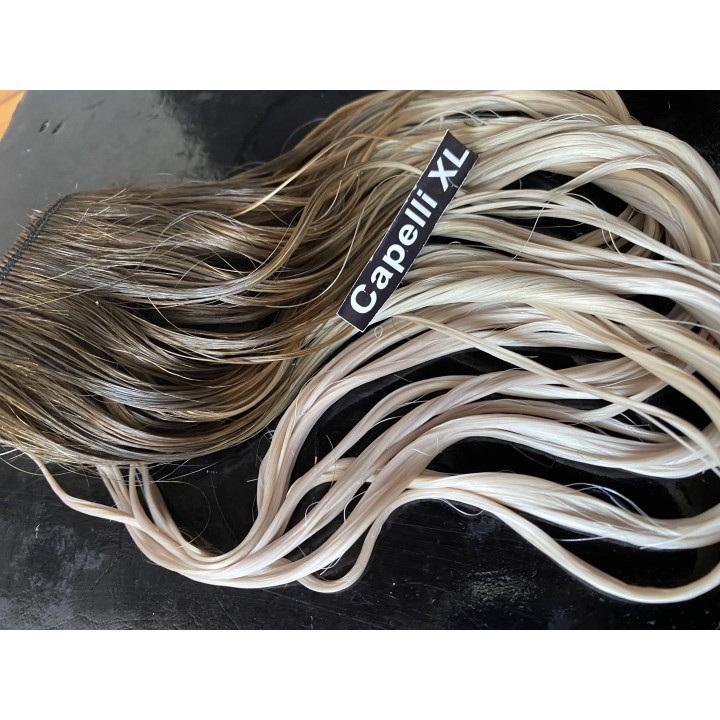 Extension con clip, Capelli veri Remy Europei Colore personalizzato