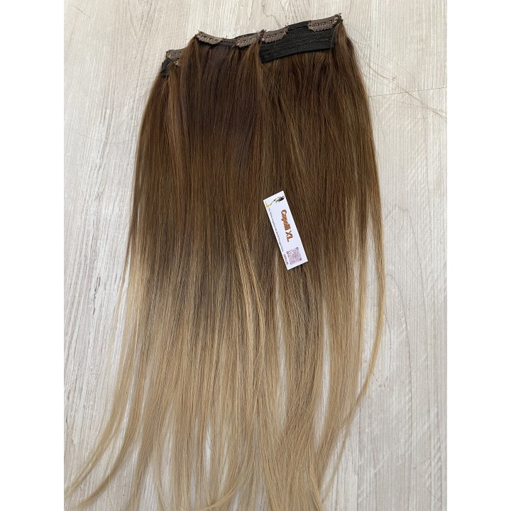 Extension con clip, Capelli veri Remy Europei Colore Balayage