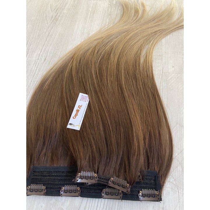 Extension con clip, Capelli veri Remy Europei Colore Balayage