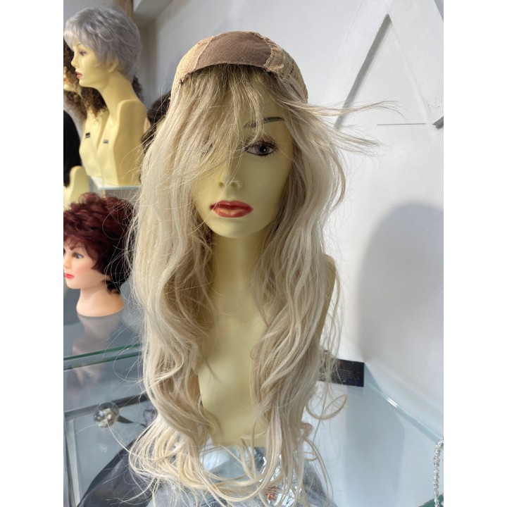 Parrucca 100%  capelli veri remy umani Bionda Lunghissima fino a 90cm