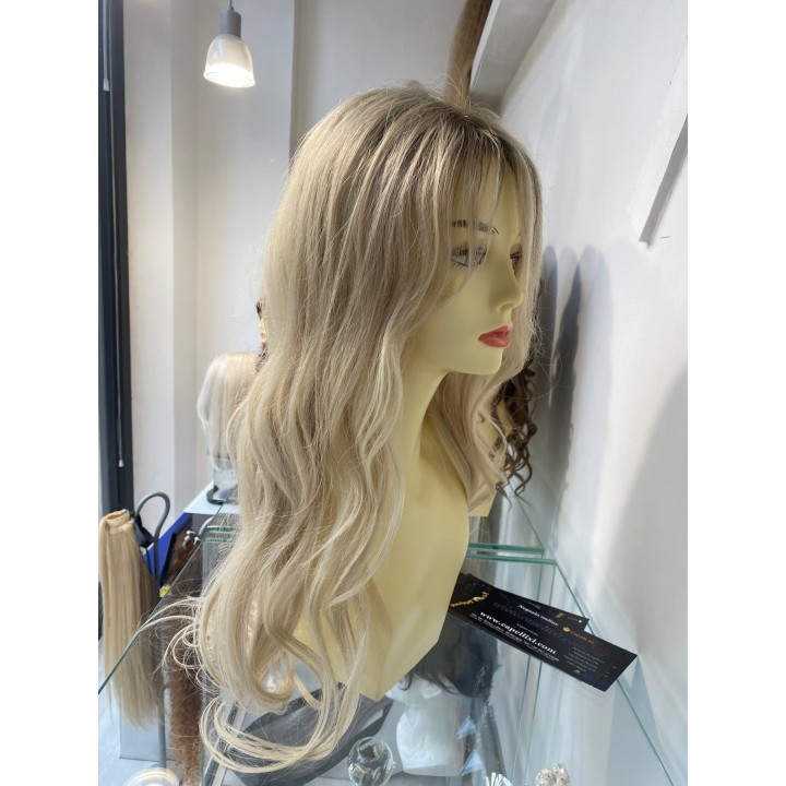 Parrucca 100%  capelli veri remy umani Bionda Lunghissima fino a 90cm
