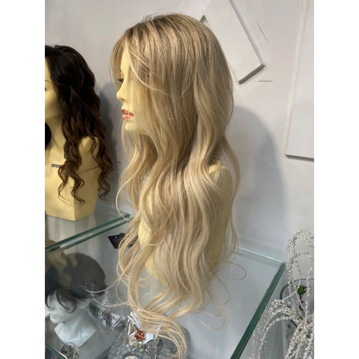 Parrucca 100%  capelli veri remy umani Bionda Lunghissima fino a 90cm